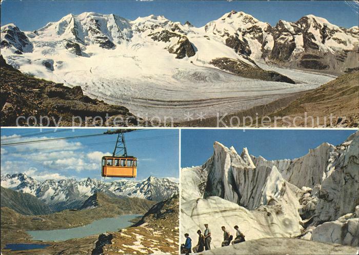 Seilbahn Diavolezza Bernina-See Berninagruppe Pe