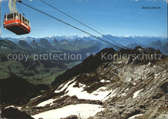 Seilbahn Säntis Churfirsten Glarneralpen
