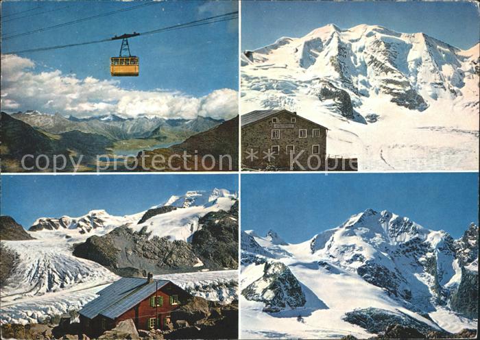 Seilbahn Diavolezza Piz Palue Bovalhuette Piz Bernina