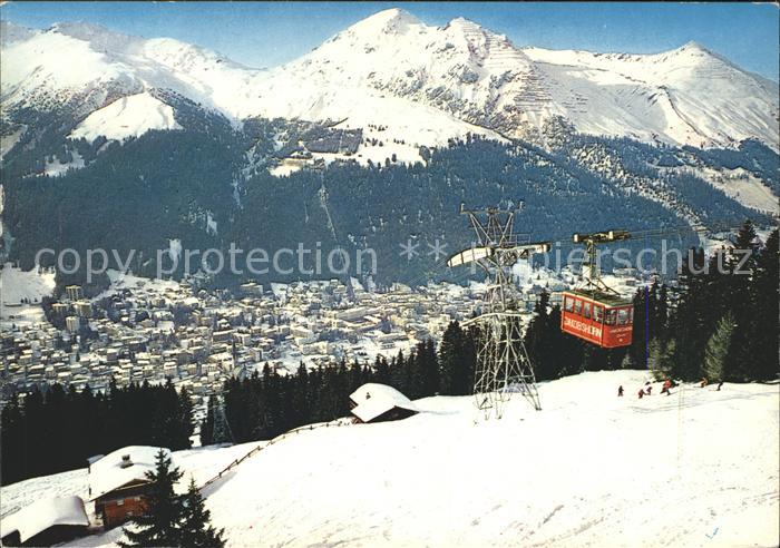 Seilbahn Davos Ischalp Parsenn Strela