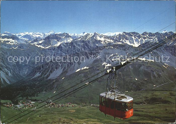 Seilbahn Arosa-Weisshorn Berninagruppe