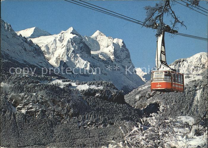 Seilbahn Hasliberg Reuti Wetterhorngruppe