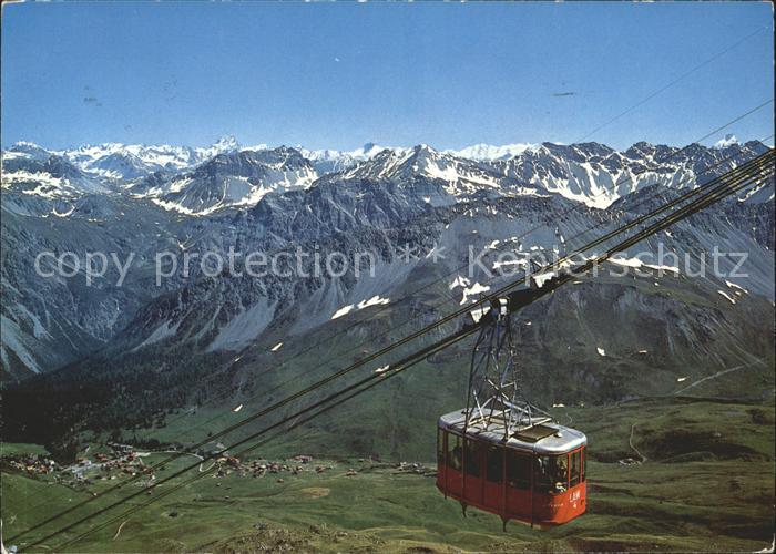 Seilbahn Arosa-Weisshorn Berninagruppe