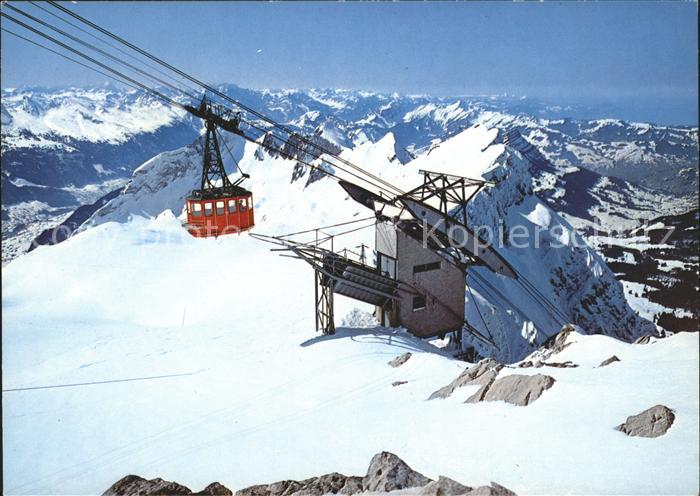 Seilbahn Saentis Tierwees Silberplatte Glarneralpen