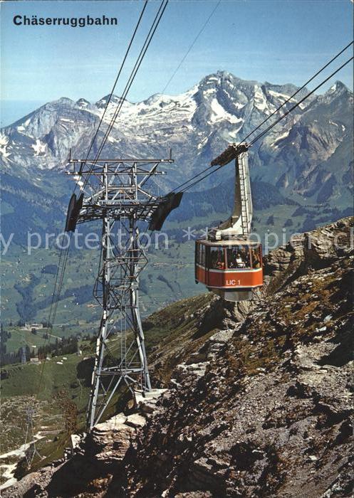 Seilbahn Chaeserrugg Unterwasser Obertoggenburg Saentis