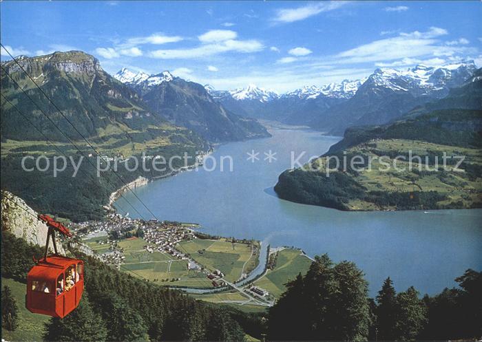 Seilbahn Brunnen-Urmiberg Vierwaldstaettersee Frohnalpstock