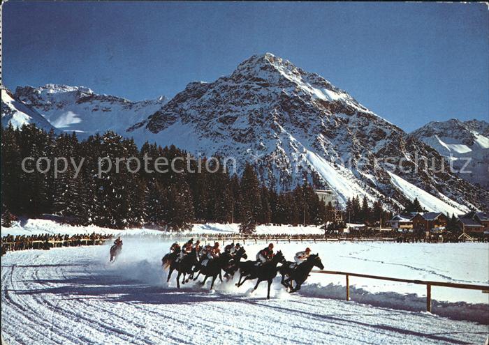 Pferdesport Pferderennen Reitsport Obersee Arosa