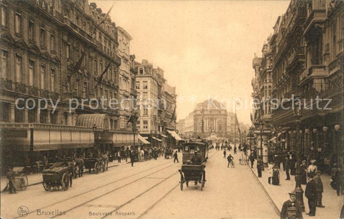 Bruxelles Bruessel Boulevard Anspach