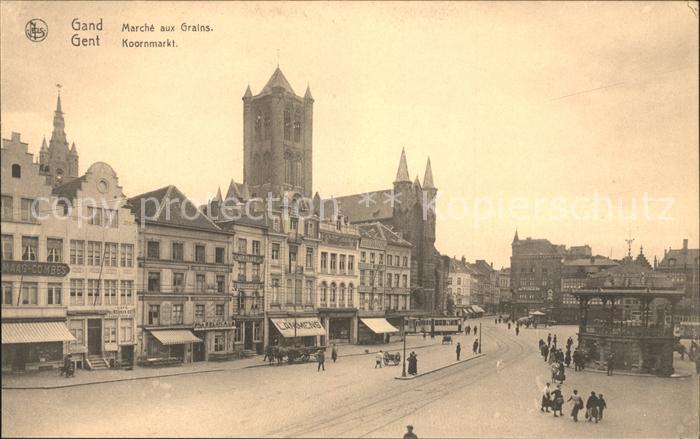 Gand Belgien Marche aux Grains Pavillon