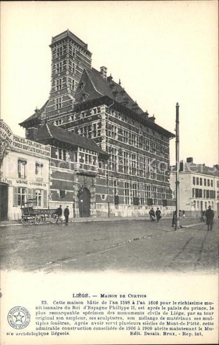 Liege Luettich Maison de Curtius Histoire