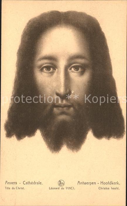 Anvers Antwerpen Cathedrale Tete du Christ