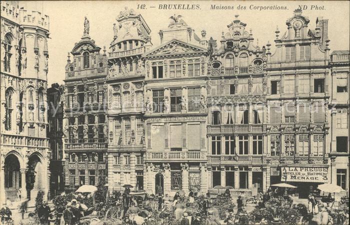Bruxelles Bruessel Maisons des Corporations