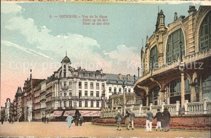 Ostende Oostende Vue de la digue