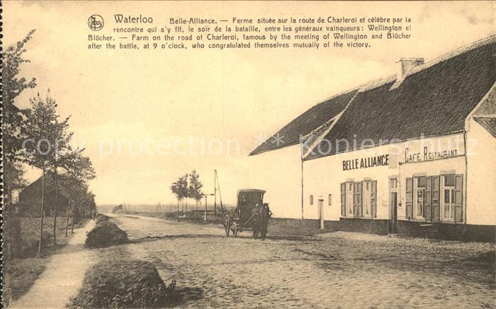 Waterloo Wallon Belle Alliance Histoire