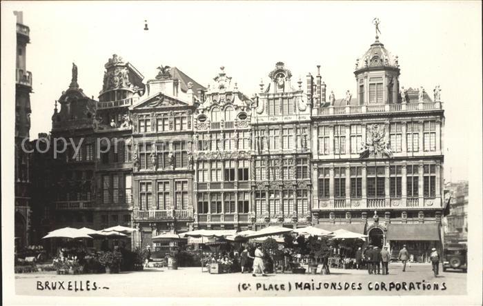 Bruxelles Bruessel Maisons des Corporations Marche