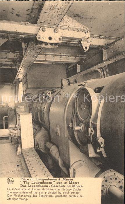 Moere Couckelaere Piece du Leugenboom Sites de Guerre Geschuetz