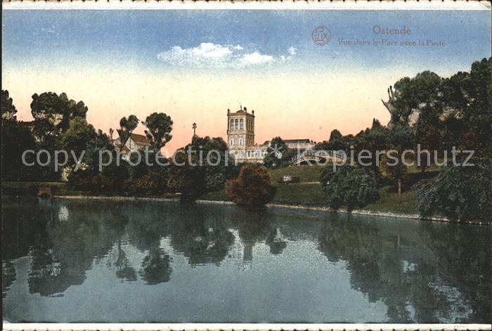 Ostende Oostende Parc et la Poste