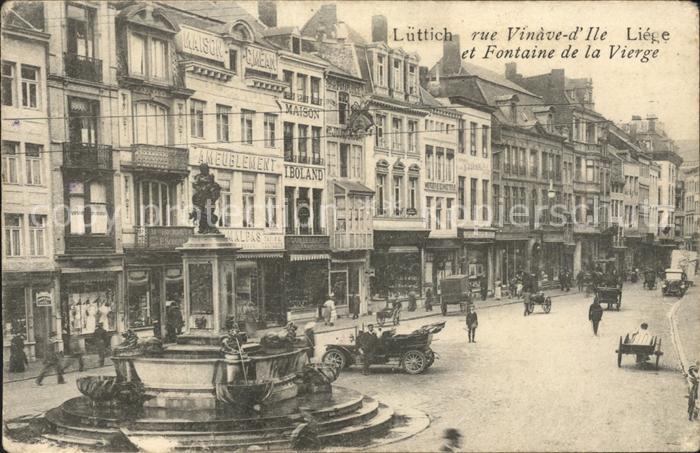Liege Luettich Rue Vinave d_Ile Fontaine de la Vierge