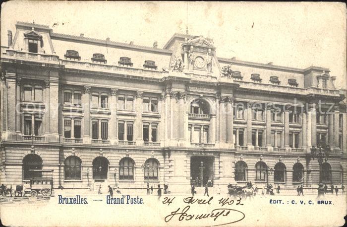 Bruxelles Bruessel Grande Poste