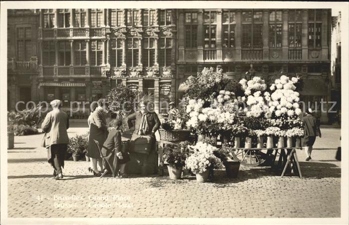 Bruxelles Bruessel Grande Place Marche