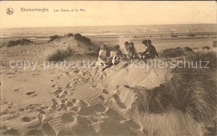 Blankenberghe Dunes et la Mer Enfants