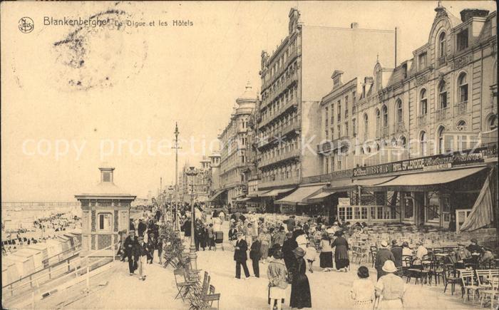 Blankenberghe La Digue et les Hotels