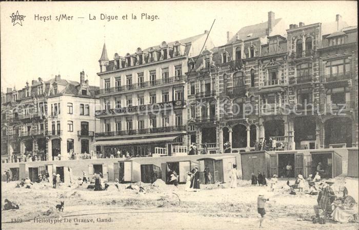Heyst-sur-Mer Flandre La Digue et la Plage