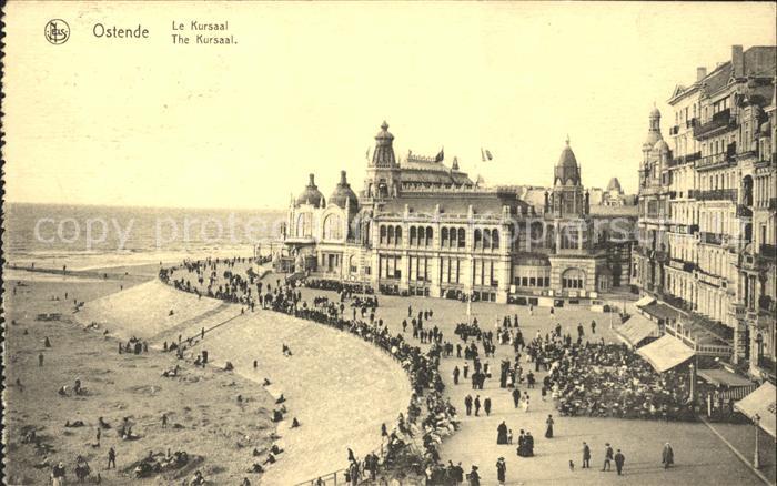 Ostende Oostende Le Kursaal Plage