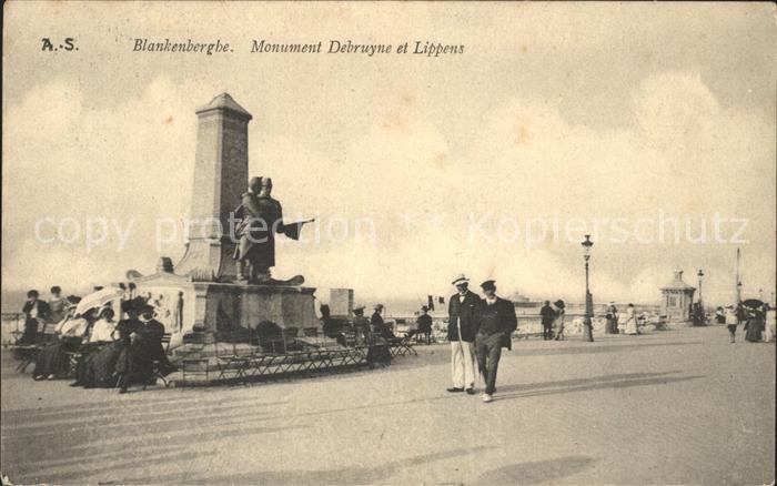 Blankenberghe Monument Debruyne et Lippens