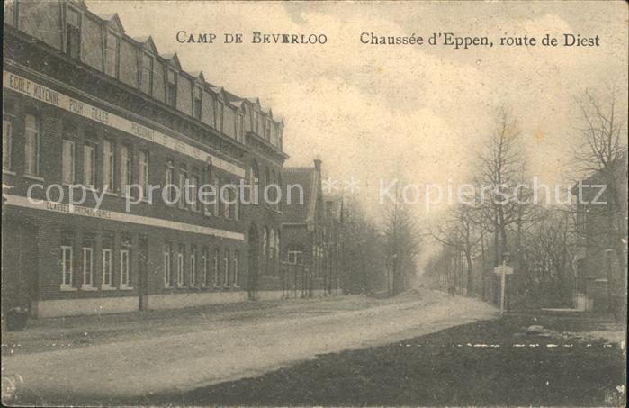 Beverloo Camp Chausee d_Eppen Route de Dienst