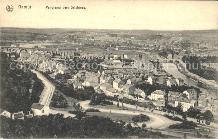 Namur Wallonie Panorama vers Salzinnes