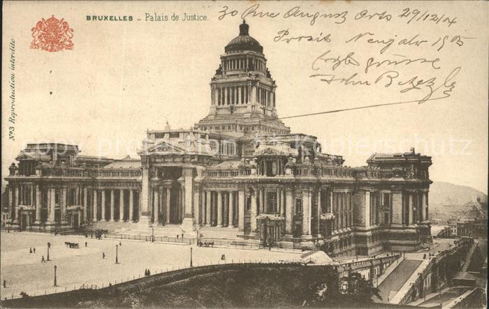Bruxelles Bruessel Palais de Justice Wappen