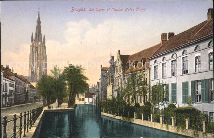 Bruges BRUGGE Belgie Dyver Eglise Notre Dame