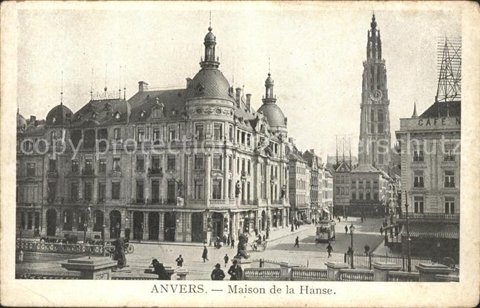 Anvers Antwerpen Maison de la Hanse Eglise