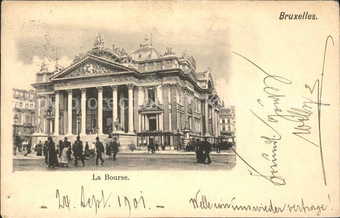 Bruxelles Bruessel La Bourse