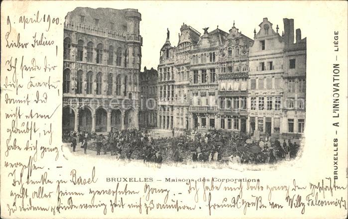 Bruxelles Bruessel Maisons des Corporations