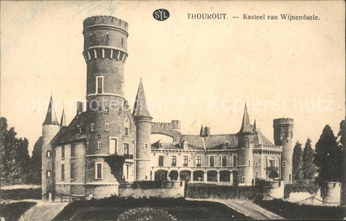 Thourout Kasteel van Wijnendaele Schloss