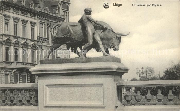 Liege Luettich Le Taureau par Mignon Monument