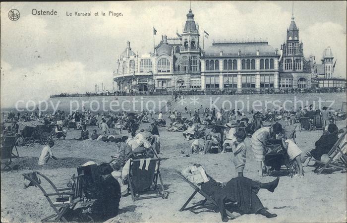 Ostende Oostende Kursaal et la Plage