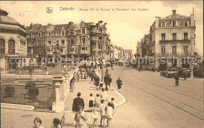 Ostende Oostende Rampe Est du Kursaal Boulevard Van Iseghem