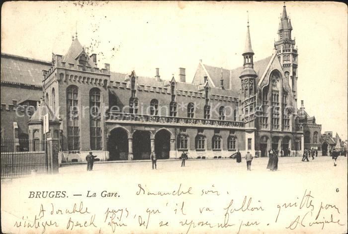 Bruges BRUGGE Belgie La Gare Bahnhof