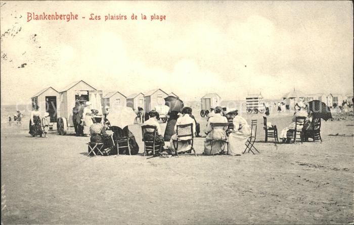 Blankenberghe Les plaisirs de la plage