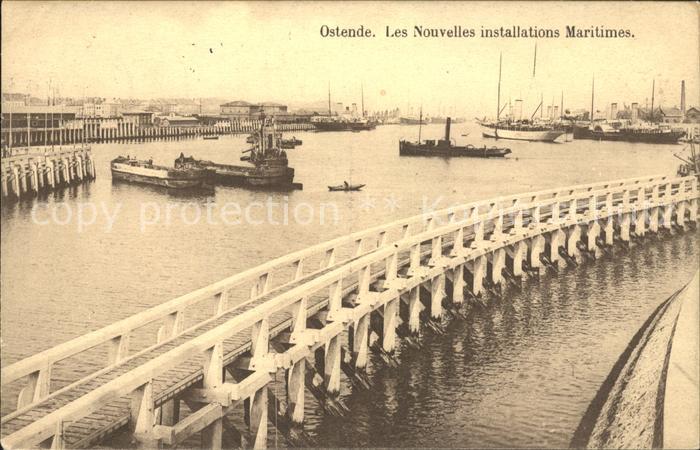 Ostende Oostende Nouvelles Installations Maritimes Bateaux