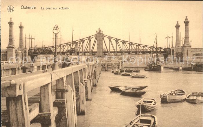 Ostende Oostende Pont aux ecluses