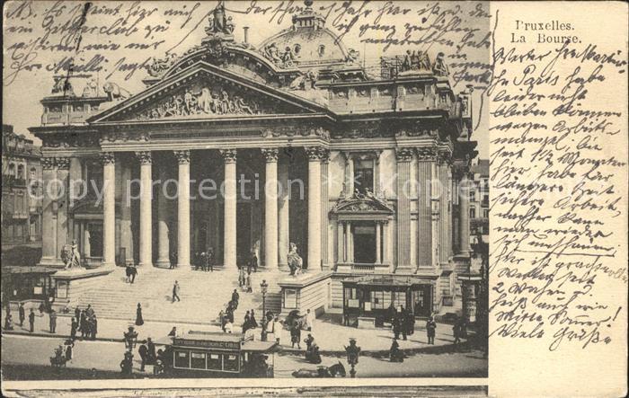 Bruxelles Bruessel La Bourse