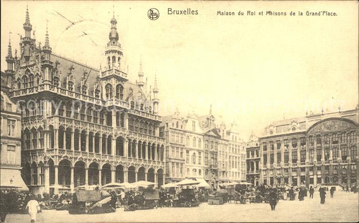 Bruxelles Bruessel Maison du Roi et Maisons de la Grand Pl