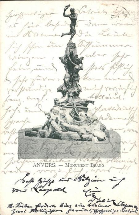 Anvers Antwerpen Monument Brabo