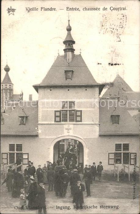 Gand Belgien Exposition Universelle 1913 Vieille Flandre Entree Chausee de Court