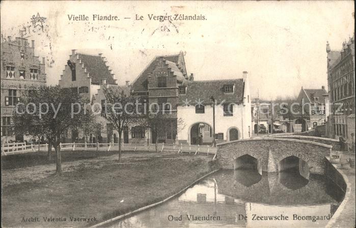Gand Belgien Exposition Universelle 1913 Vieille Flandre Le Verger Zelandais
