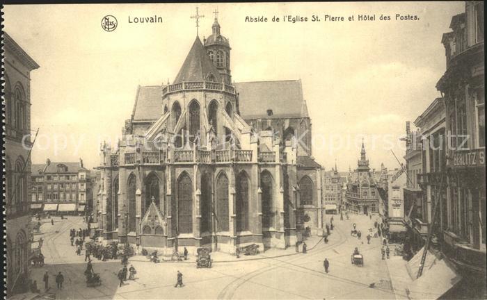 Louvain Flandre Abside de l'Eglise Saint Pierre Hotel d